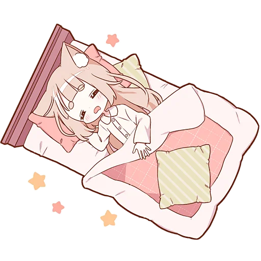 😴 Стикер «Весенние Некомими» для Telegram