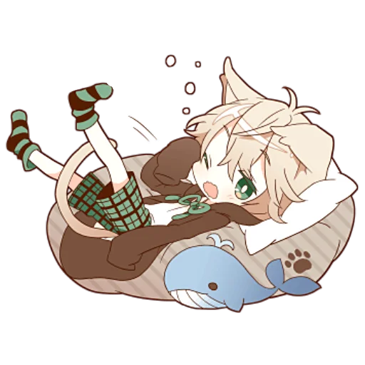 😴 Стикер «Некомими–кун» для Telegram