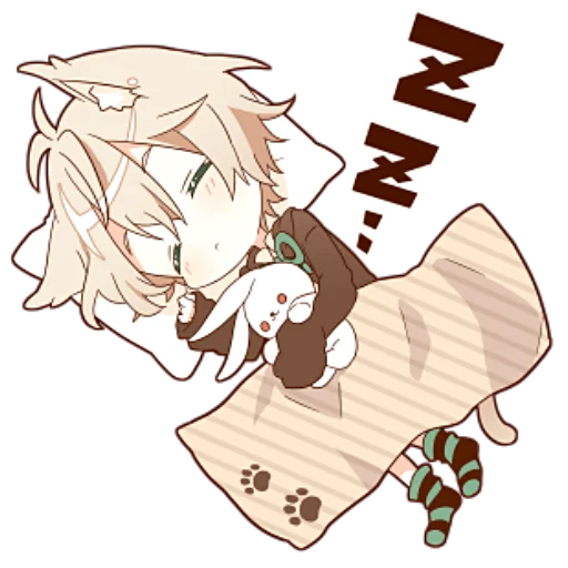 😴 Стикер «Некомими–кун» для Telegram