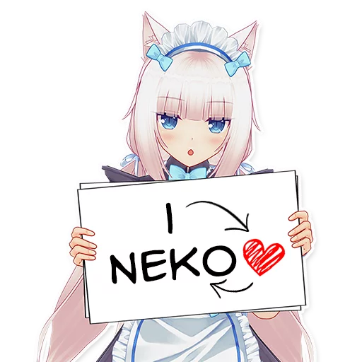 Стикерпак NEKOPARA для Telegram