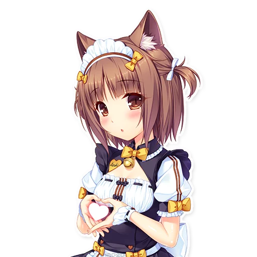 ❤️ Стикер «NEKOPARA» для Telegram