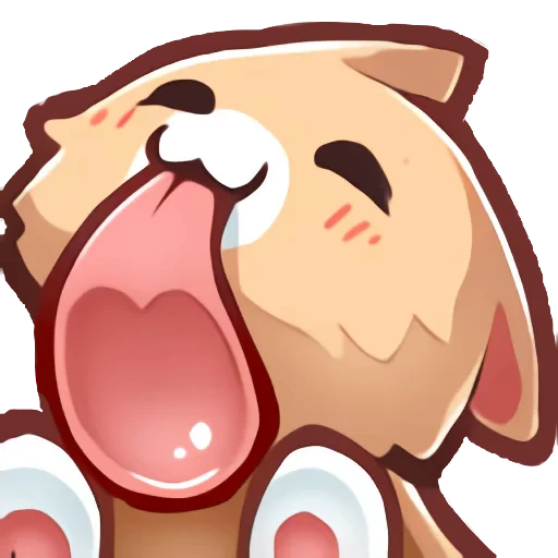 👅 Стикер «neko random» для Telegram