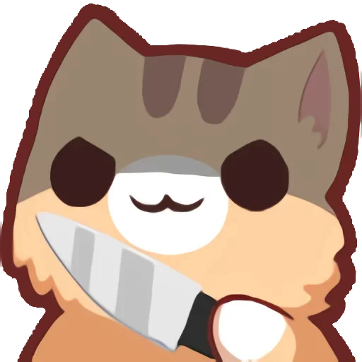🔪 Стикер «neko random» для Telegram