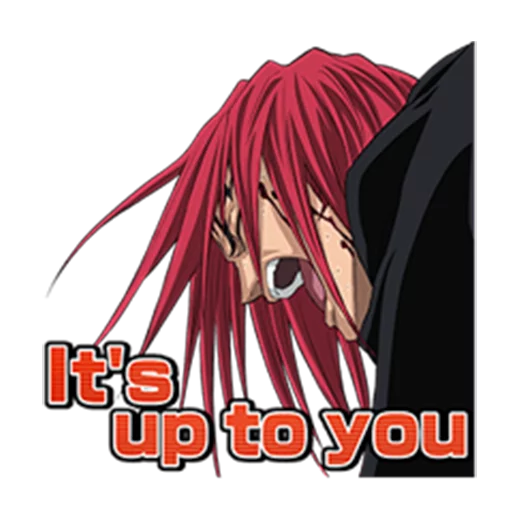😖 Стикер «BLEACH» для Telegram