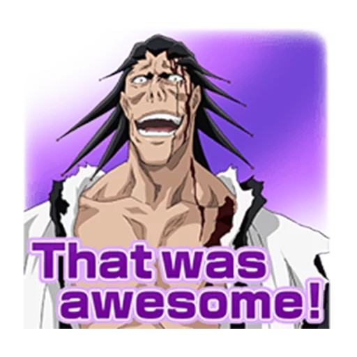 😀 Стикер «BLEACH» для Telegram