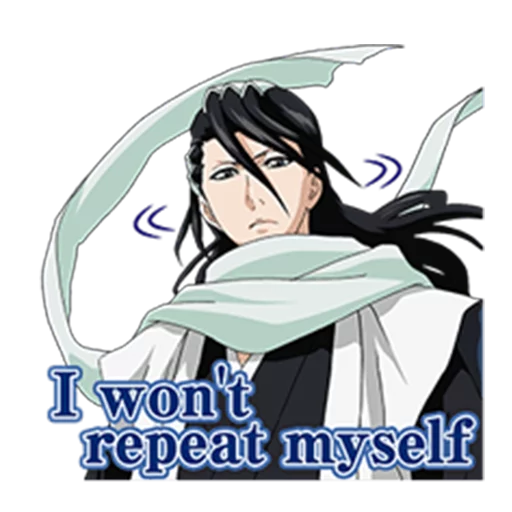 😗 Стикер «BLEACH» для Telegram