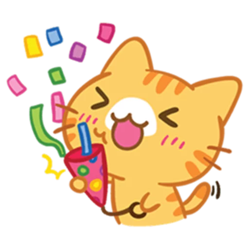 🎉 Стикер «What does the cat say ... Meow» для Telegram