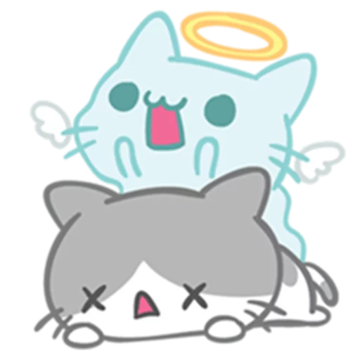 😵 Стикер «What does the cat say ... Meow» для Telegram