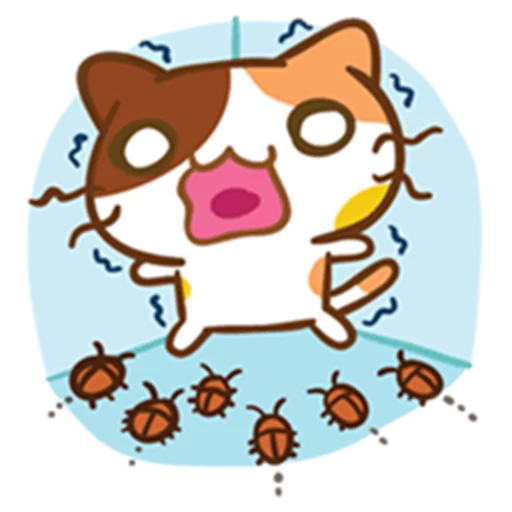 😱 Стикер «What does the cat say ... Meow» для Telegram