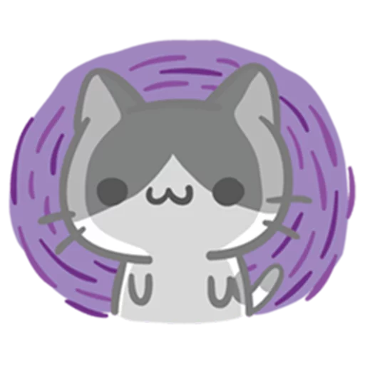 😐 Стикер «What does the cat say ... Meow» для Telegram
