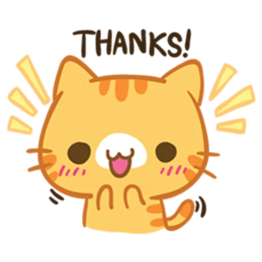 ☺️ Стикер «What does the cat say ... Meow» для Telegram