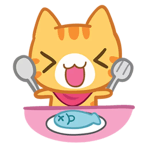 😆 Стикер «What does the cat say ... Meow» для Telegram