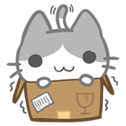 😊 Стикер «What does the cat say ... Meow» для Telegram