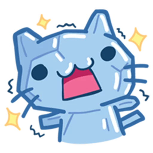 😦 Стикер «What does the cat say ... Meow» для Telegram