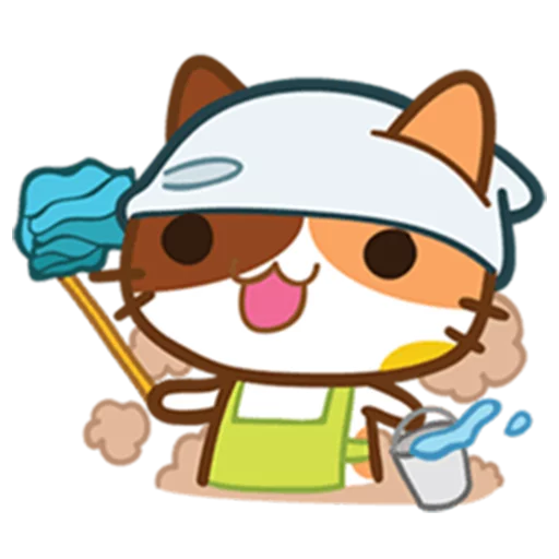 😄 Стикер «What does the cat say ... Meow» для Telegram
