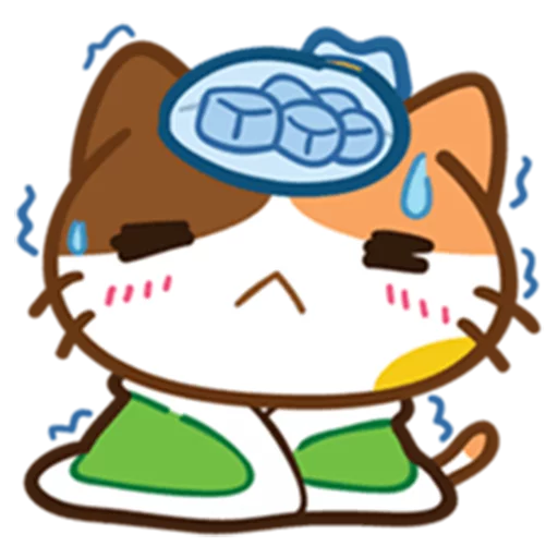🤒 Стикер «What does the cat say ... Meow» для Telegram
