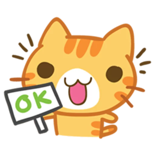 👍 Стикер «What does the cat say ... Meow» для Telegram