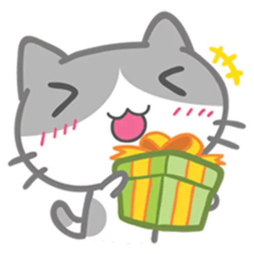 🎁 Стикер «What does the cat say ... Meow» для Telegram