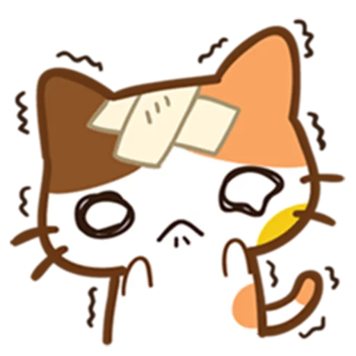 😣 Стикер «What does the cat say ... Meow» для Telegram