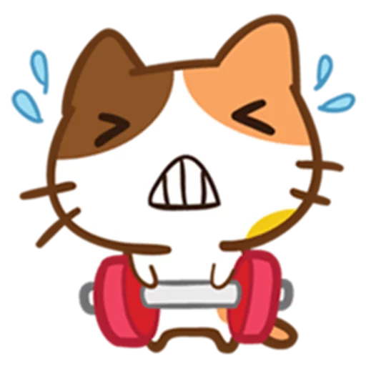 😖 Стикер «What does the cat say ... Meow» для Telegram