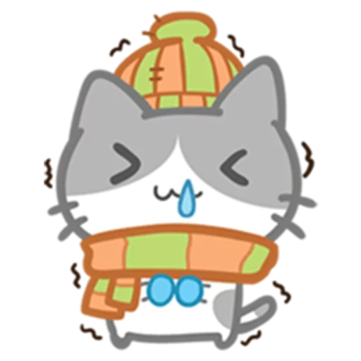 😷 Стикер «What does the cat say ... Meow» для Telegram