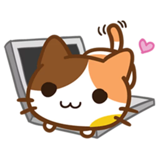 💕 Стикер «What does the cat say ... Meow» для Telegram