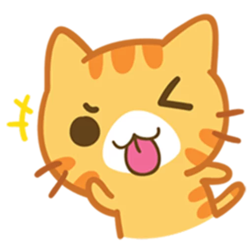 😜 Стикер «What does the cat say ... Meow» для Telegram