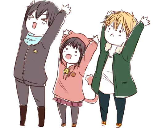 😆 Стикер «Noragami» для Telegram