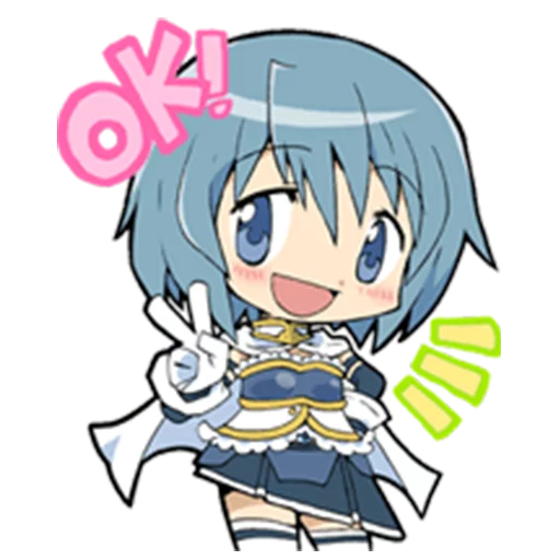 ✌ Стикер «Puella Magi Madoka Magica» для Telegram