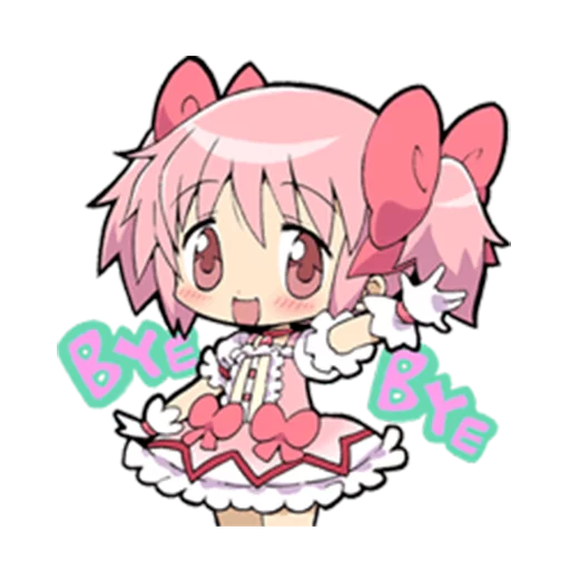 👋 Стикер «Puella Magi Madoka Magica» для Telegram