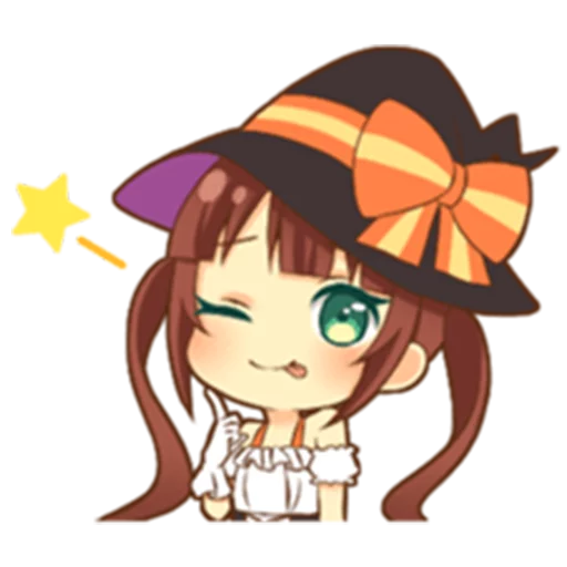 😋 Стикер «Halloween witch» для Telegram