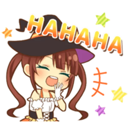 😂 Стикер «Halloween witch» для Telegram