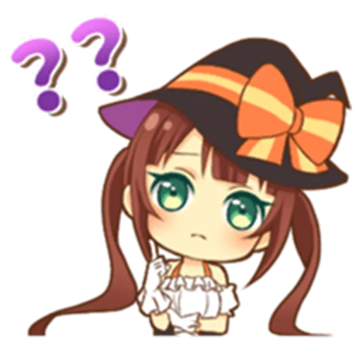 🤔 Стикер «Halloween witch» для Telegram