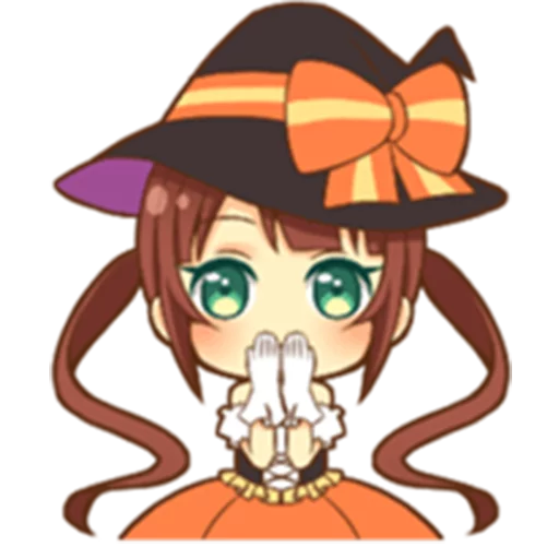 🙊 Стикер «Halloween witch» для Telegram