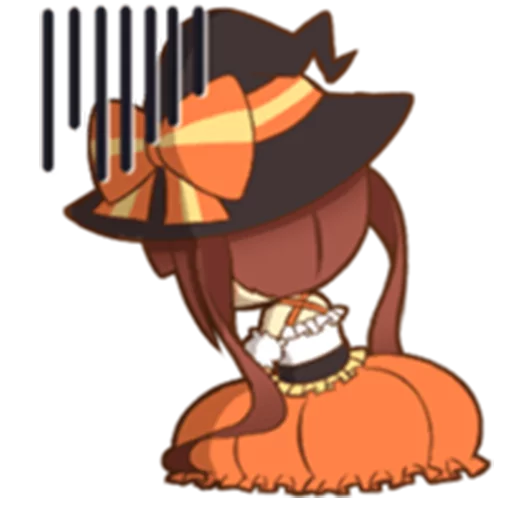 😞 Стикер «Halloween witch» для Telegram