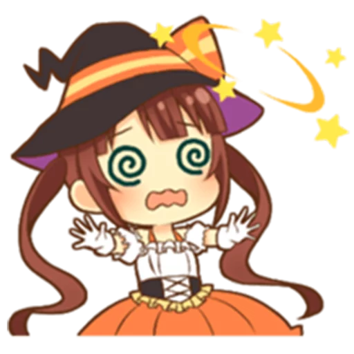 🙄 Стикер «Halloween witch» для Telegram