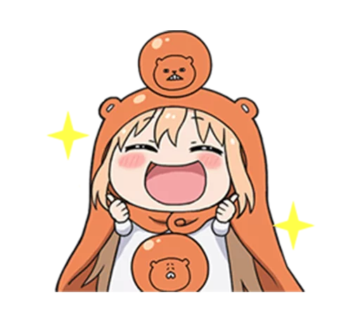 👍 Стикер «Himouto! Umaru-chan» для Telegram