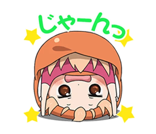 😀 Стикер «Himouto! Umaru-chan» для Telegram