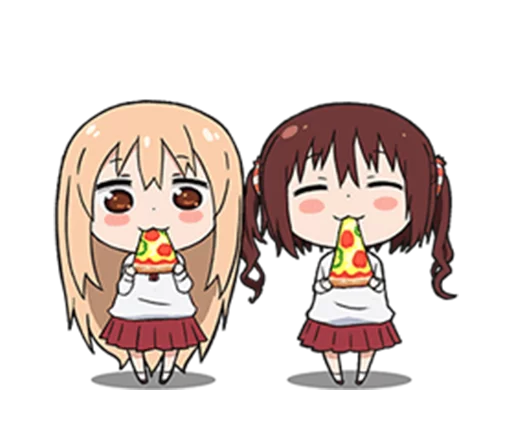 😚 Стикер «Himouto! Umaru-chan» для Telegram