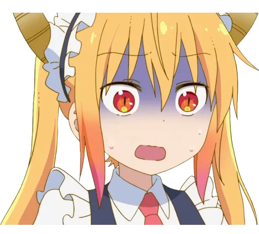 😰 Стикер «Kobayashi-san Chi no Maid Dragon» для Telegram