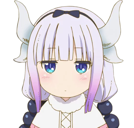 😕 Стикер «Kobayashi-san Chi no Maid Dragon» для Telegram