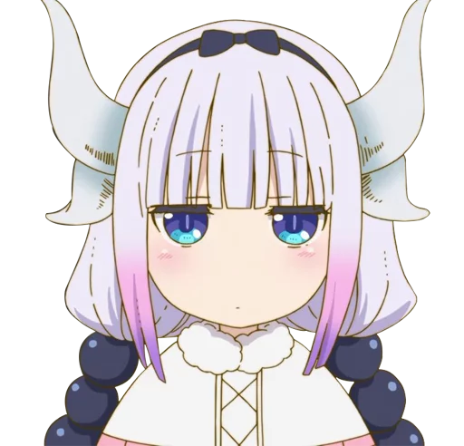 😒 Стикер «Kobayashi-san Chi no Maid Dragon» для Telegram