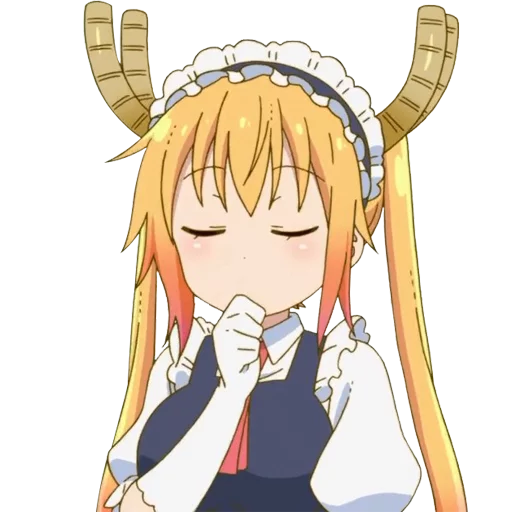 🤔 Стикер «Kobayashi-san Chi no Maid Dragon» для Telegram
