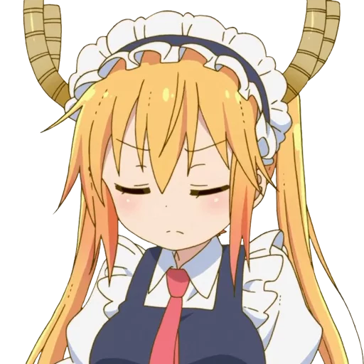 ☹ Стикер «Kobayashi-san Chi no Maid Dragon» для Telegram