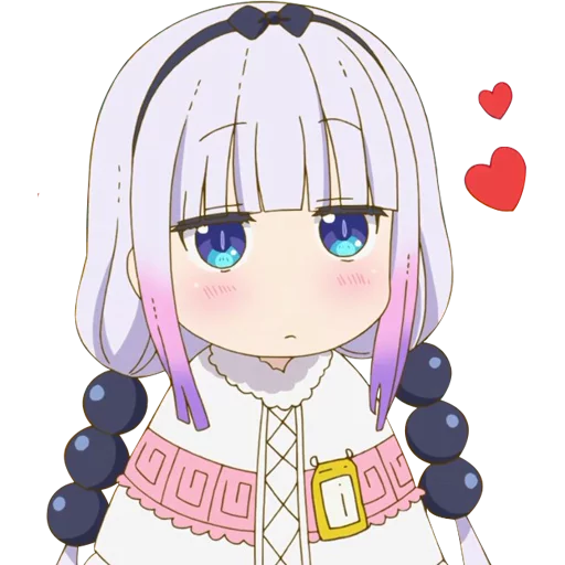 ❤ Стикер «Kobayashi-san Chi no Maid Dragon» для Telegram