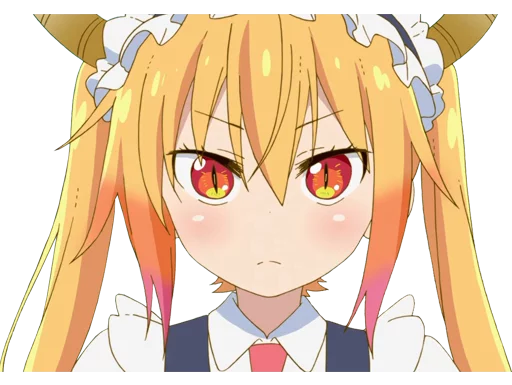 ☹ Стикер «Kobayashi-san Chi no Maid Dragon» для Telegram