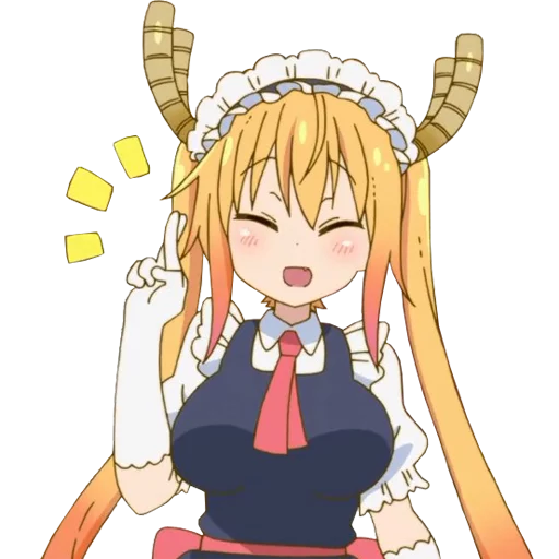 🤞 Стикер «Kobayashi-san Chi no Maid Dragon» для Telegram