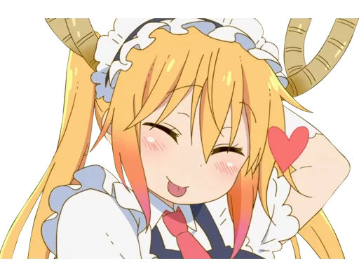 😋 Стикер «Kobayashi-san Chi no Maid Dragon» для Telegram