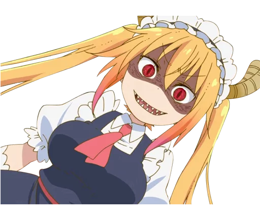 😈 Стикер «Kobayashi-san Chi no Maid Dragon» для Telegram