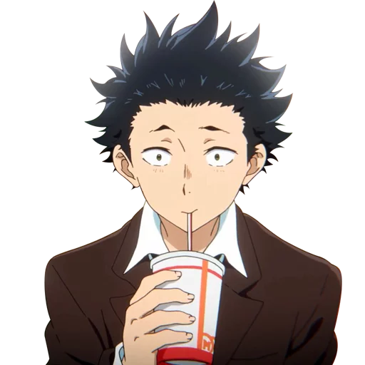 😗 Стикер «Koe no Katachi A Silent Voice» для Telegram